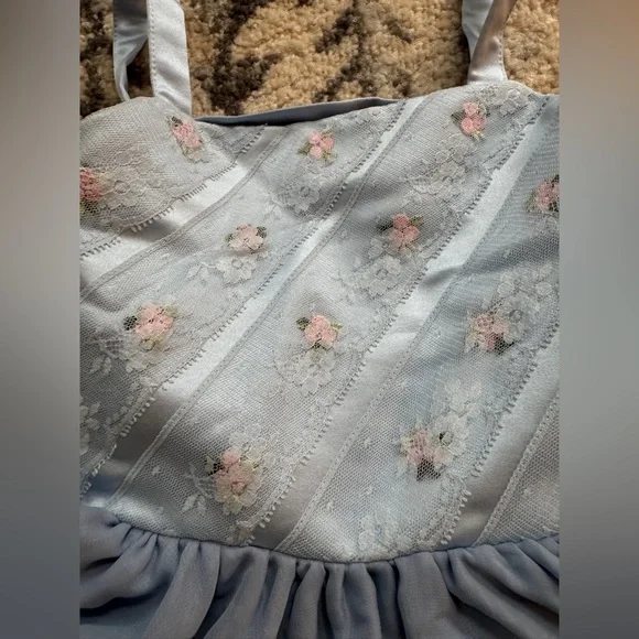 Dollcake Blue Tea At Tiffany’s Hi Low Frock Dress - Picture 5 of 11